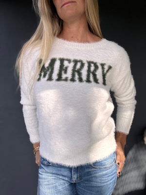 Merry Go Round Fuzzy Sweater