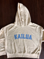 College of Kailua washed Sunday hoodie-Bone
