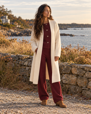 The Laurel Longline Cardigan - Alpaca