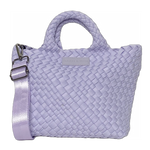 PARKER & HYDE Mini Woven tote bag-Lilac