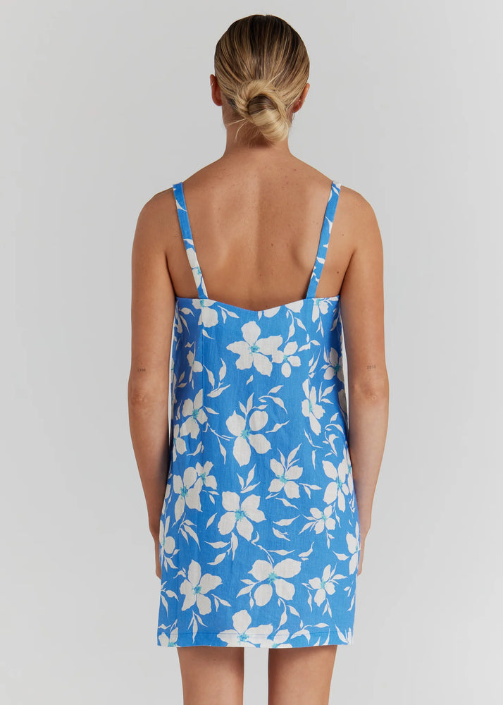 POOLSIDE PARADISO Maui V slip shift dress-Marina