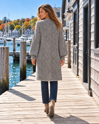 Harbor Herringbone Cardigan