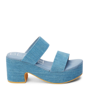 MATISSE Ocean Ave platform sandal-Denim