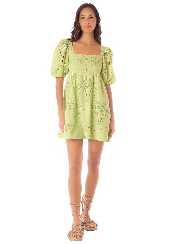 MAAJI Palm Embroidery Eileen mini dress