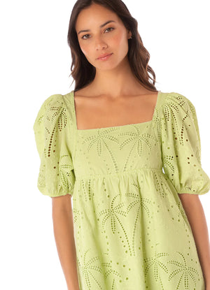 MAAJI Palm Embroidery Eileen mini dress