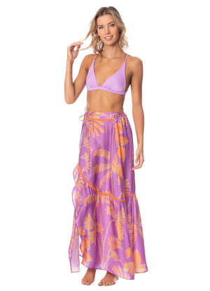 MAAJI Lilac Ferns Autumnally maxi skirt/dress