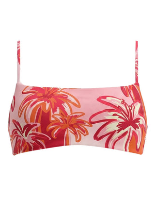 MAAJI Romantic Tapestry Scape Sporty Bralette Bikini Top in Pink