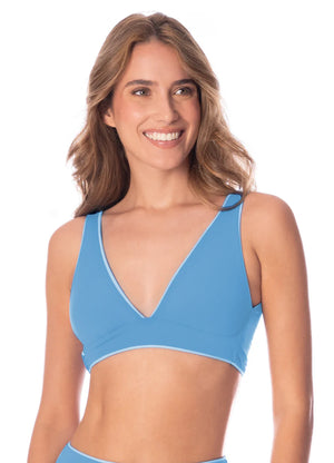 MAAJI Stone Blue Allure bikini top