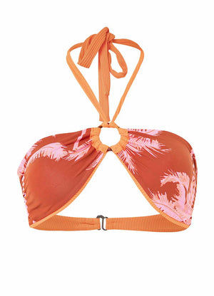 MAAJI Vibrant Orange Jill bandeau bikini top