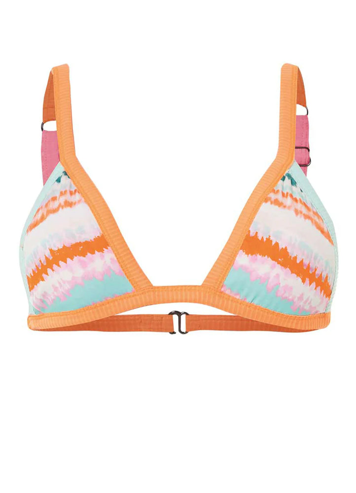 MAAJI Sea Pink Sierra fixed triangle bikini top | The Salty Babe