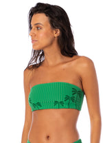 MAAJI Enchanting Emerald Bryn strapless bandeau bikini top