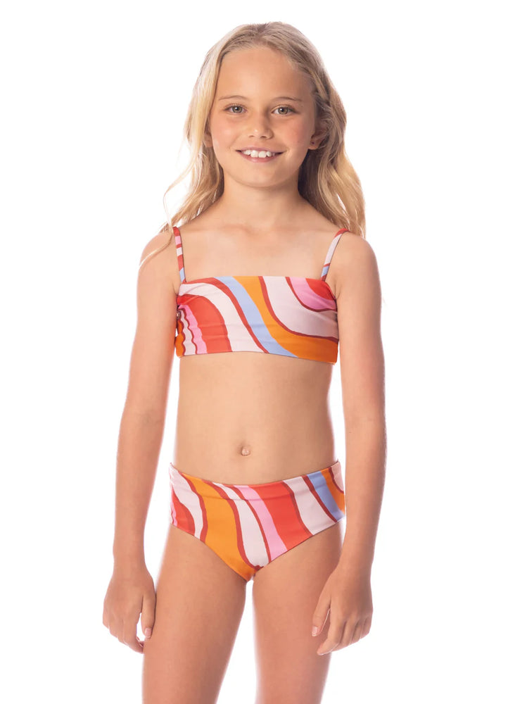 MAAJI Amber Brown Rainbow girls bikini set