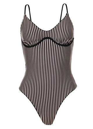MAAJI Celine Cheeky Cut Underwire One Piece Swimsuit in Black
