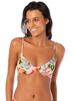 MAAJI Neon Leafy Irene Underwire bikini top