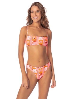 MAAJI Peach Flowers Dallas bralette bikini top