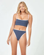 LSPACE Nora bikini bottom-Slate/Lily/Crm