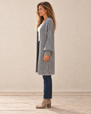 Harbor Herringbone Cardigan