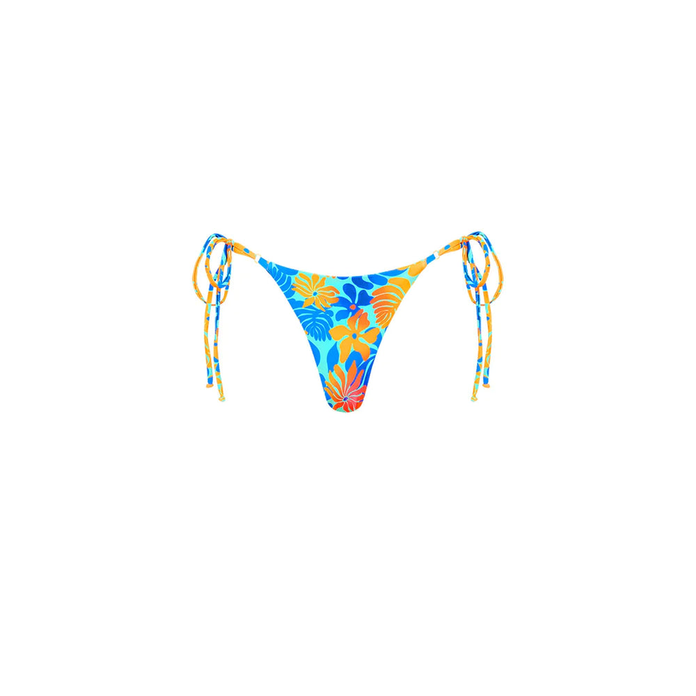 KULANI KINIS Thong tie side bikini bottom-Azure