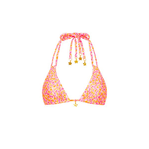 KULANI KINIS Halter Bralette bikini top- Sherbet Shimmer