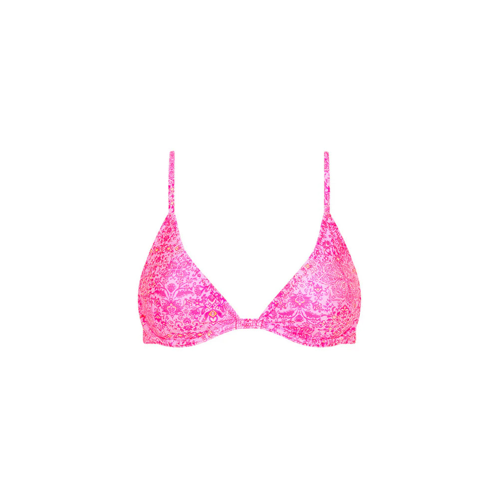 KULANI KINIS Underwire Triangle B-C cup bikini bottom-Rose Quartz