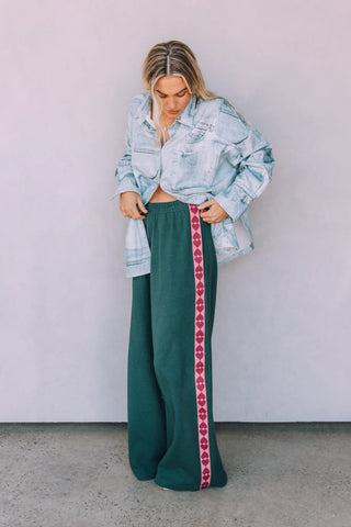 SABBI Raving Heart Pants in Green