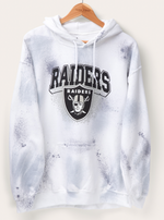 Raiders tie dye hoodie