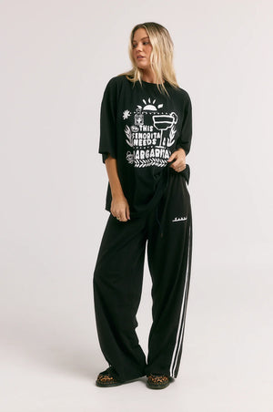 SABBI The Margie Oversized tee-Black