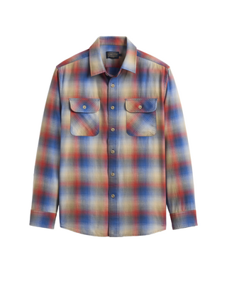 PENDLETON Beach Shack Shirt - Blue/Red Plaid
