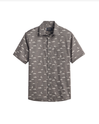 PENDLETON Shoreline Shirt - Grey Fish