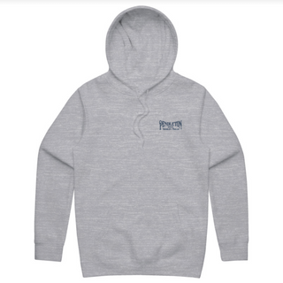 PENDLETON Stockmen Stamp Graphic Hoodie - Carbon Grey/Red