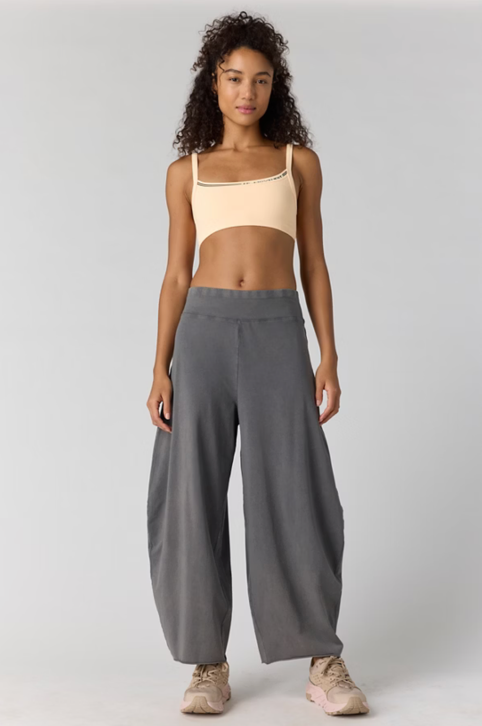 FREE PEOPLE Hot Shot Easy Pants in Vintage Black