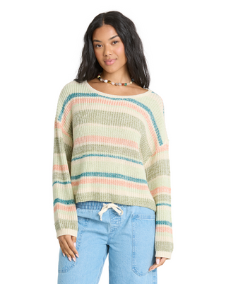 BILLABONG Lit Light Sweater in Smoke Green
