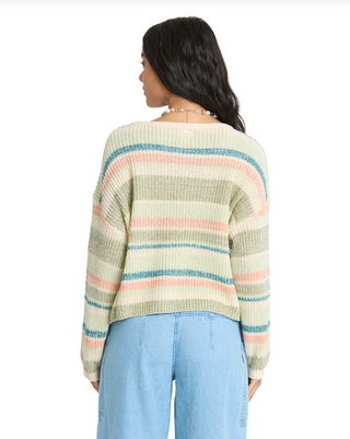 BILLABONG Lit Light Sweater in Smoke Green