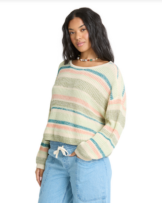 BILLABONG Lit Light Sweater in Smoke Green