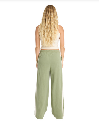 BILLABONG Wave Stamp Knit Pant in Army Green