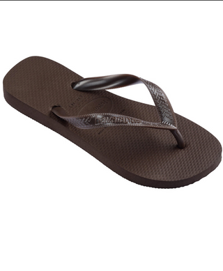 HAVAIANAS Top Tiras Dark Brown Sandal