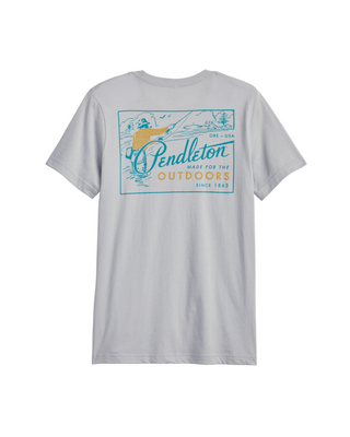 PENDLETON Fishing Outdoors Tee - Grey/Multi