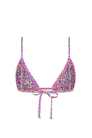 KULANI KINIS Bralette Bikini Top in Rosie Rally