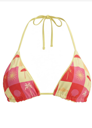 MAAJI Signal Yellow Balmy Bikini Top in Yellow