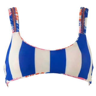MAAJI Ocean Whispers Nalai Sporty Bralette Bikini Top in Blue