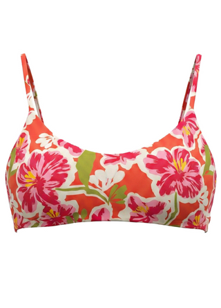 MAAJI Under The Pink Moon Lanai Bikini Top in Red