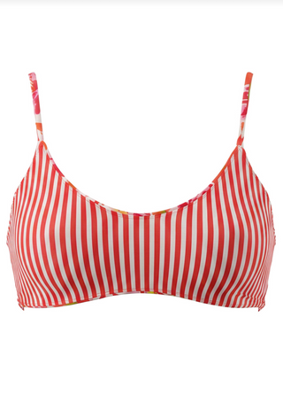 MAAJI Under The Pink Moon Lanai Bikini Top in Red