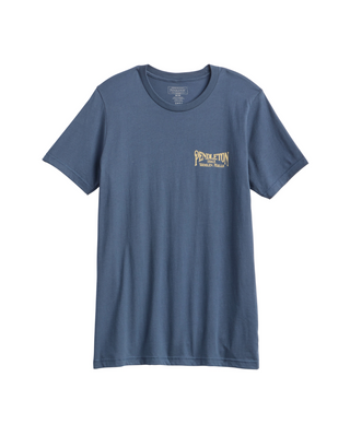 PENDLETON Stockmen Stamp Graphic Tee in Vintage Navy/Multi