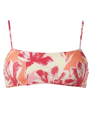MAAJI Romantic Tapestry Scape Sporty Bralette Bikini Top in Pink