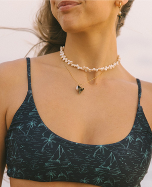 Islander pearl beaded necklace