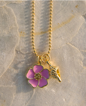 Hibiscus necklace