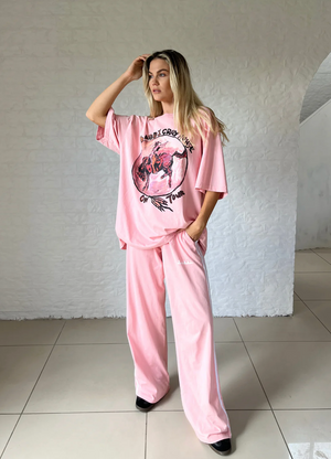 SABBI Chido pants- Pink Crazy Horse