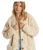 BILLABONG Fireside Cozy buttoned fleece jacket-WDR0