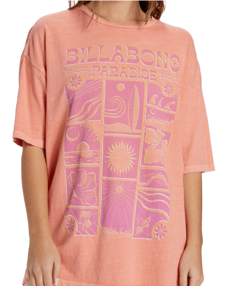 BILLABONG Paradise Begins oversized boy tee