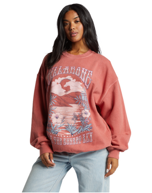 BILLABONG Ride In Oversized Sweatshirt-RCL